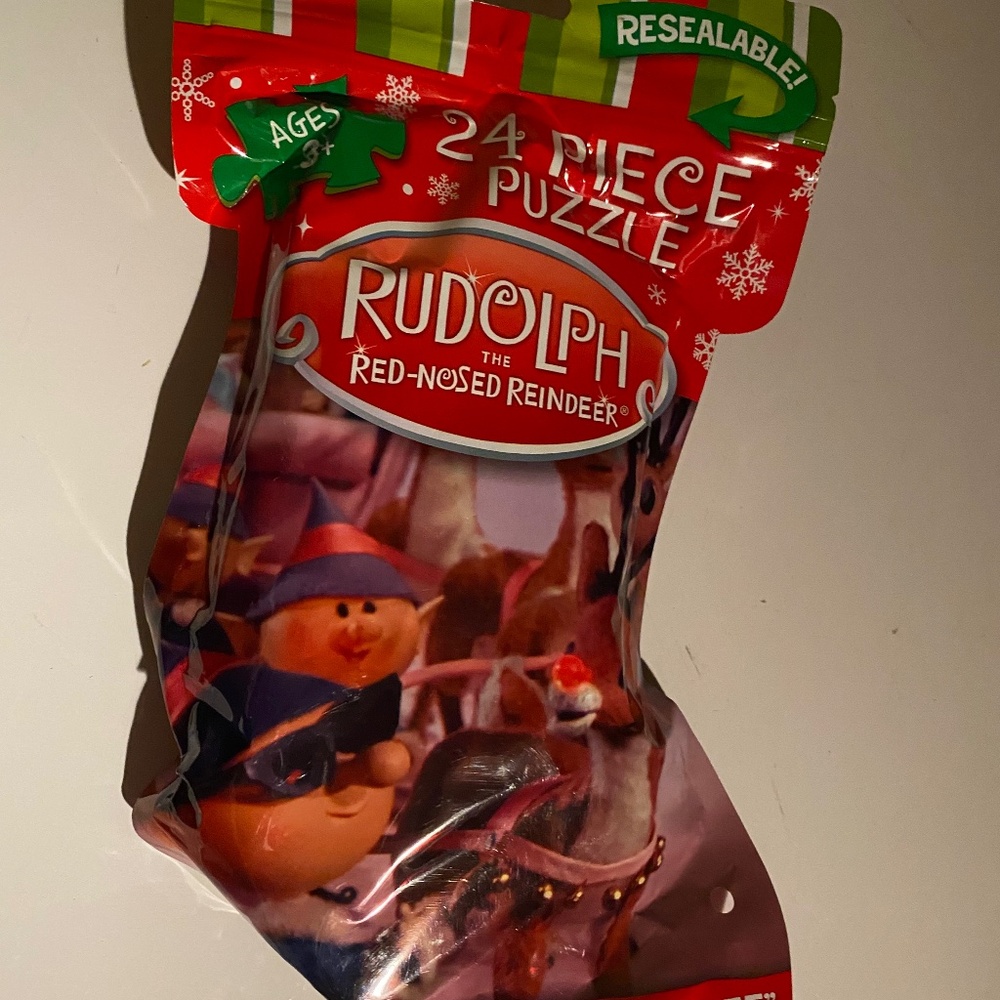 Rudolph the red nose reindeer puzzle